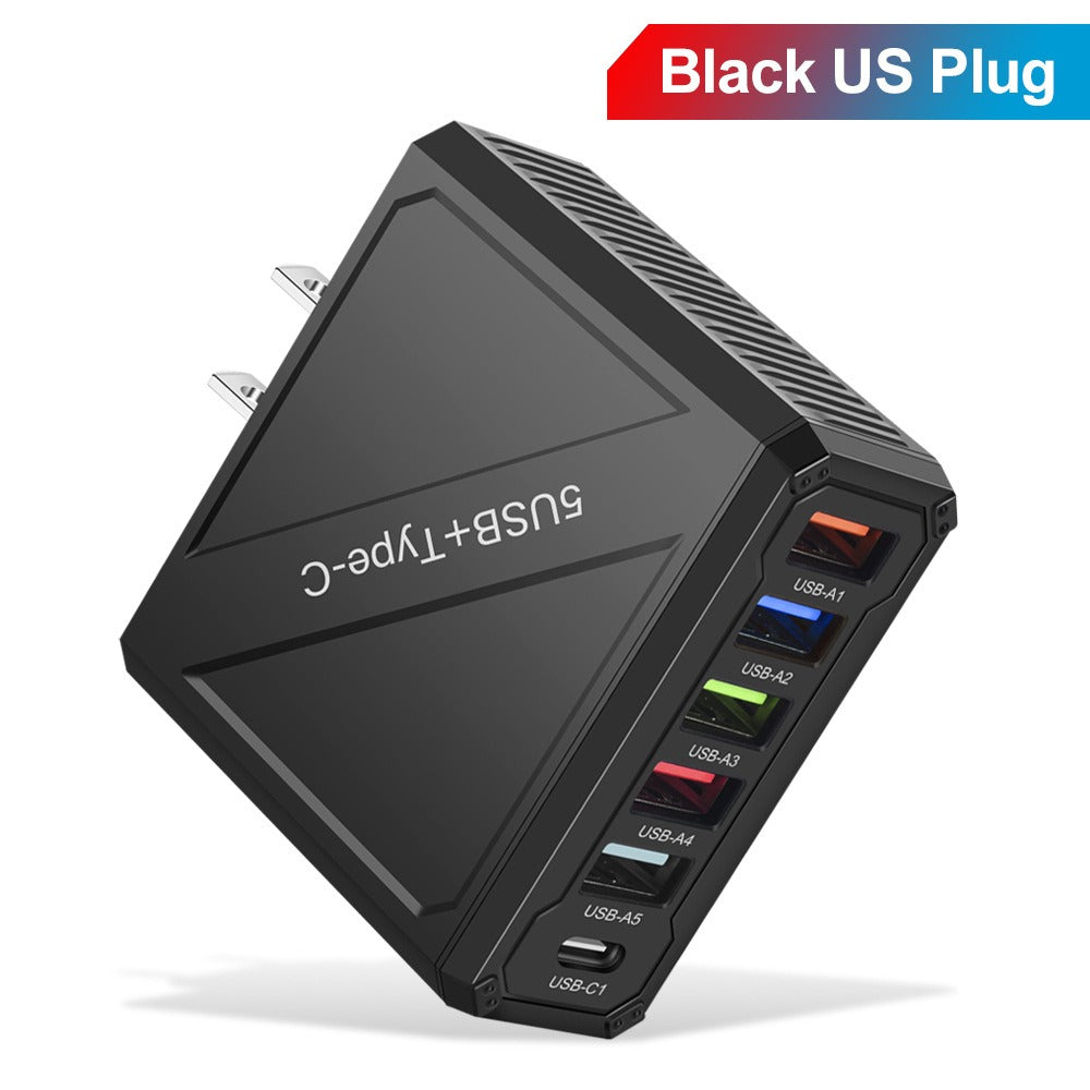 5USB Charger mobile phone charger charging head