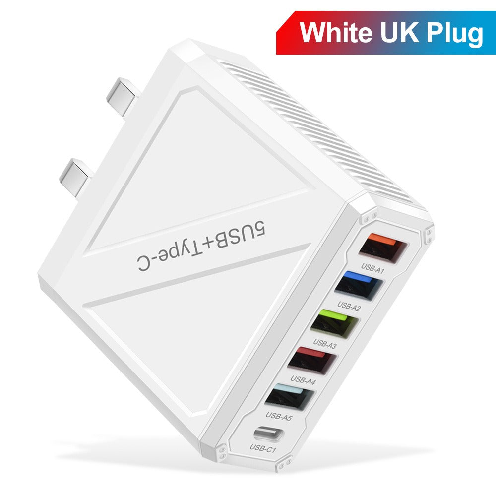 5USB Charger mobile phone charger charging head